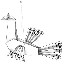 Рис. 45. Подвеска "Птица-солнце"