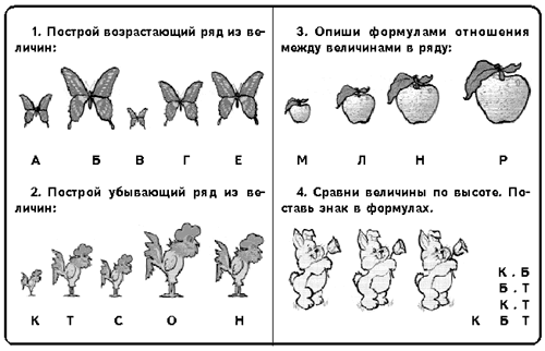 Образец и правило 1 класс диагностика