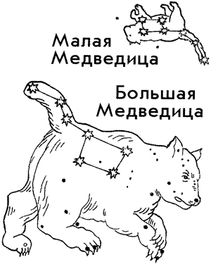 Рис. 12. Большая Медведица и Малая Медведица