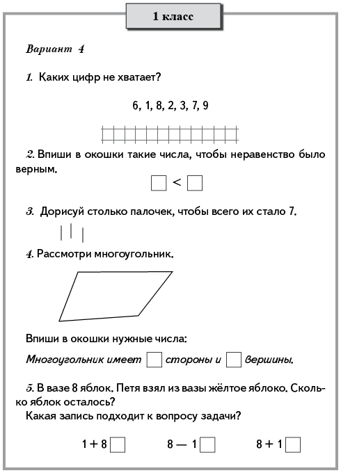 Полугодовая контрольная работа по обж 8 класс